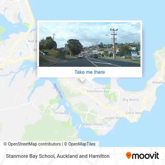Stanmore Bay School map