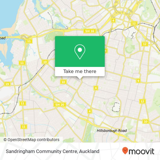 Sandringham Community Centre map
