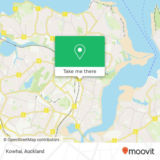 Kowhai map