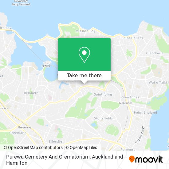 Purewa Cemetery And Crematorium map