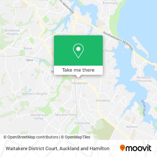 Waitakere District Court地图