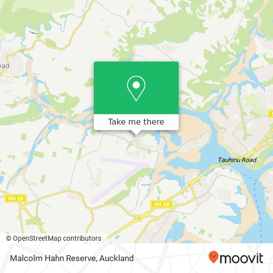 Malcolm Hahn Reserve map