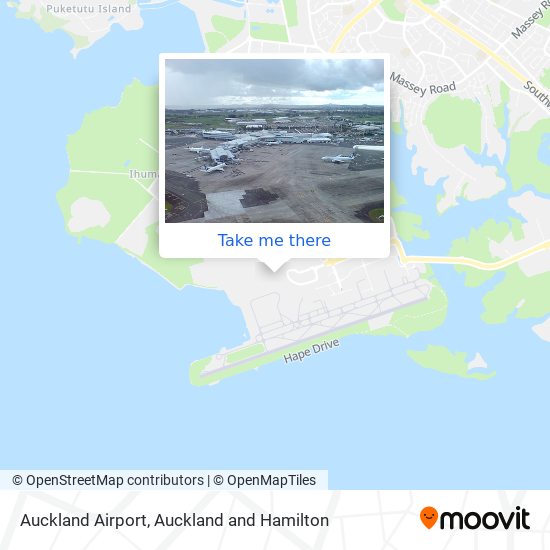 Auckland Airport地图