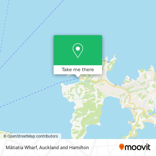 Mātiatia Wharf地图