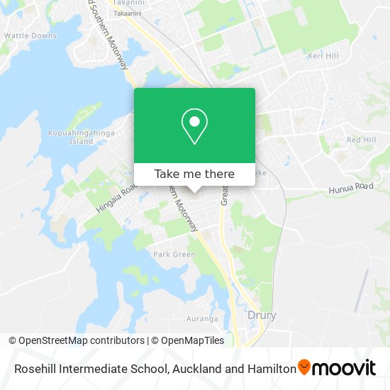 Rosehill Intermediate School map