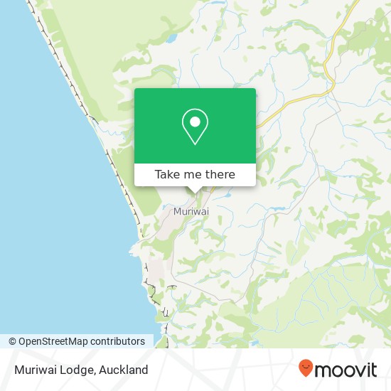 Muriwai Lodge map