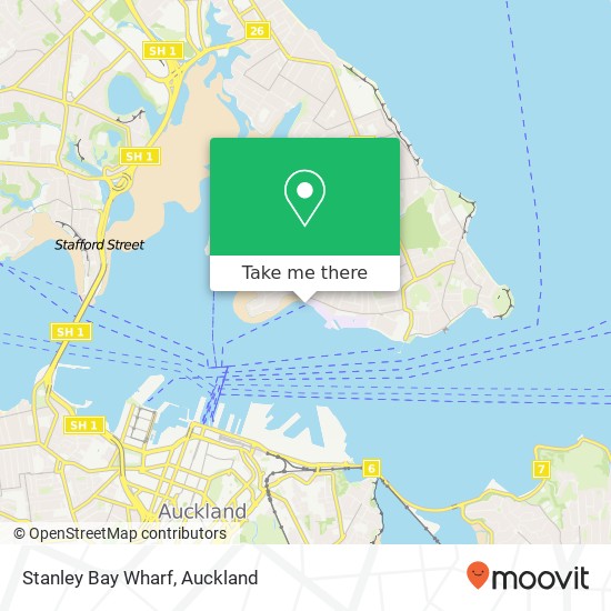 Stanley Bay Wharf map