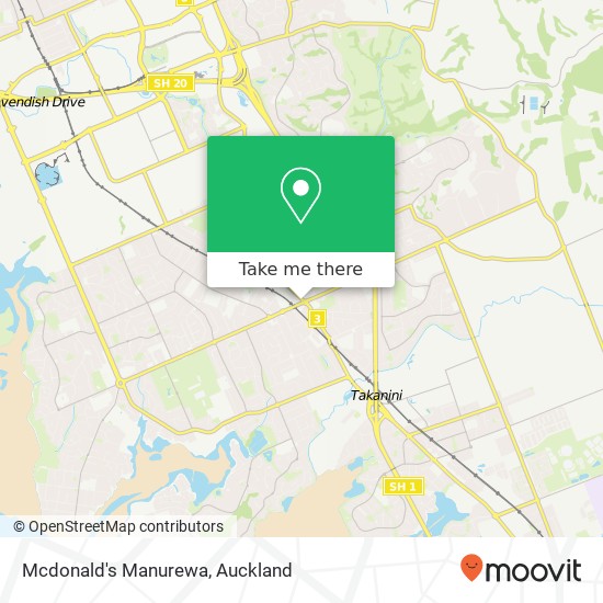 Mcdonald's Manurewa地图