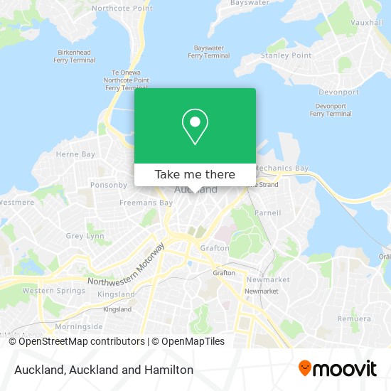 Auckland map