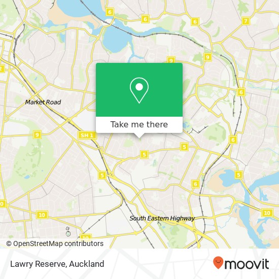 Lawry Reserve map