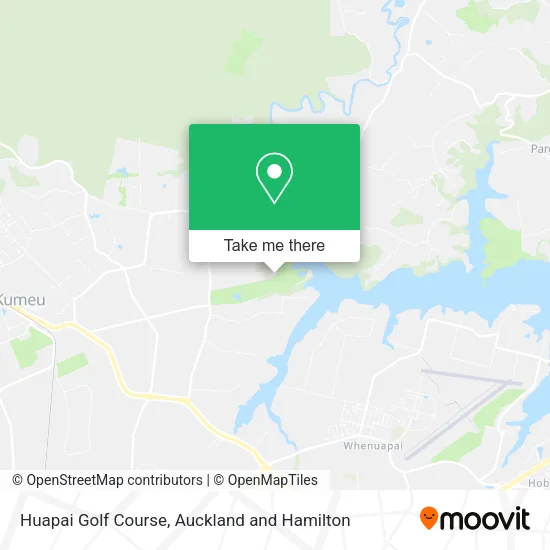 Huapai Golf Course map