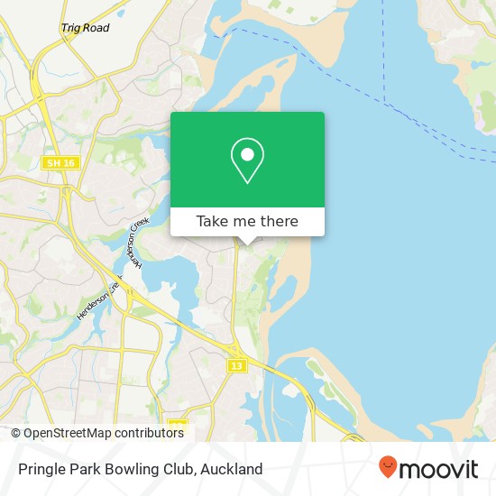 Pringle Park Bowling Club map