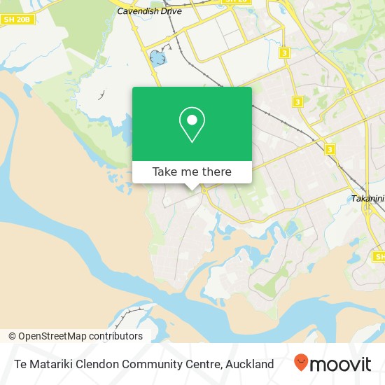 Te Matariki Clendon Community Centre map