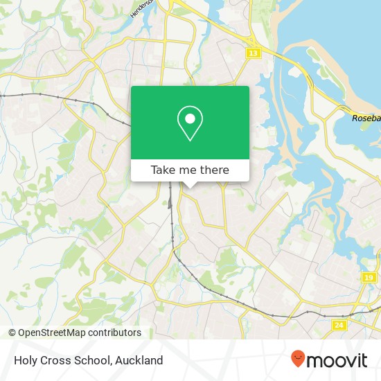 Holy Cross School map