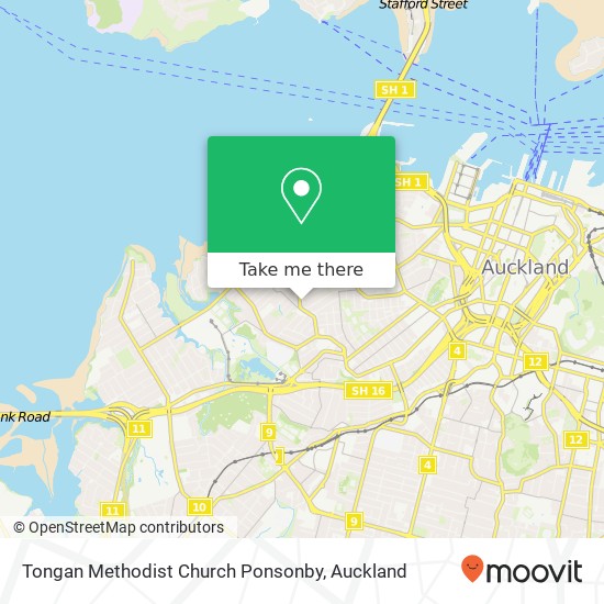 Tongan Methodist Church Ponsonby地图