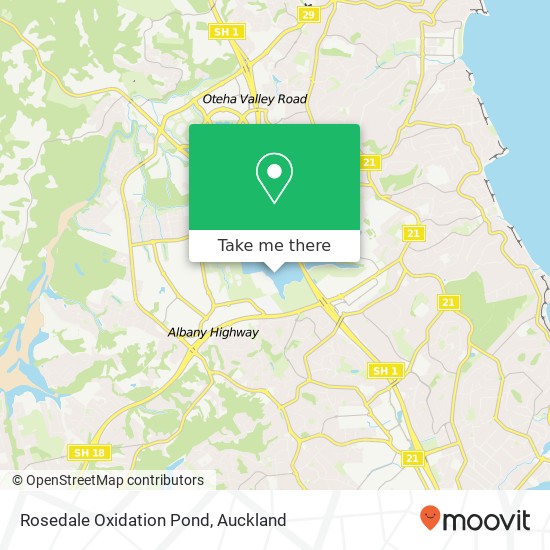 Rosedale Oxidation Pond map