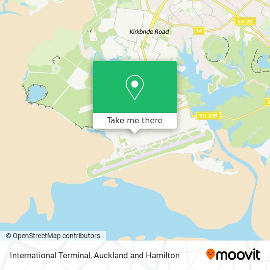 International Terminal map