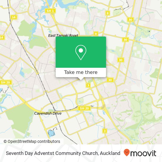 Seventh Day Adventst Community Church地图