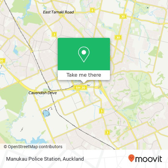 Manukau Police Station地图