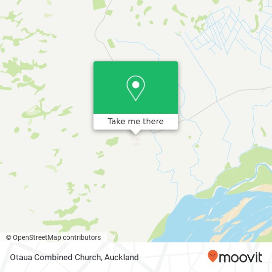 Otaua Combined Church map