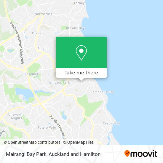 Mairangi Bay Park地图