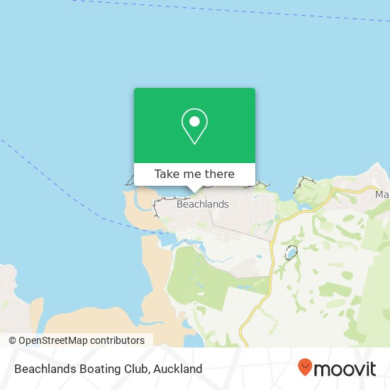 Beachlands Boating Club map