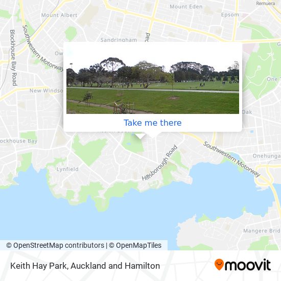 Keith Hay Park map