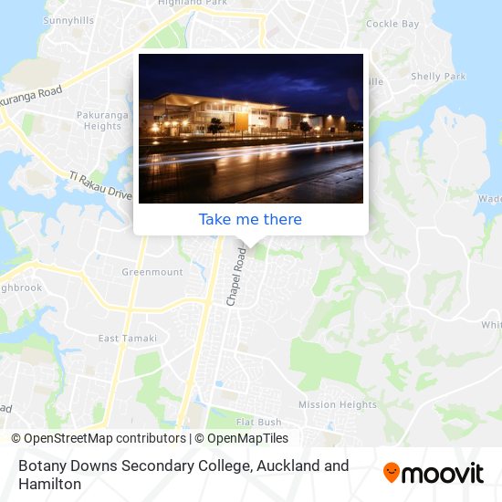 Botany Downs Secondary College地图