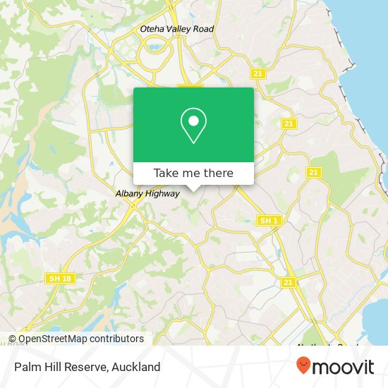 Palm Hill Reserve map