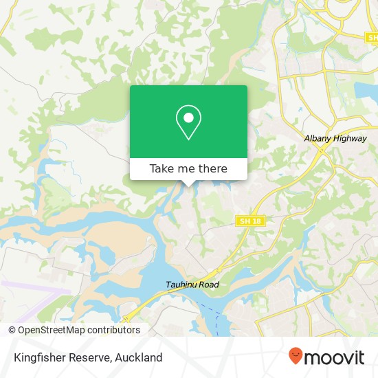 Kingfisher Reserve map