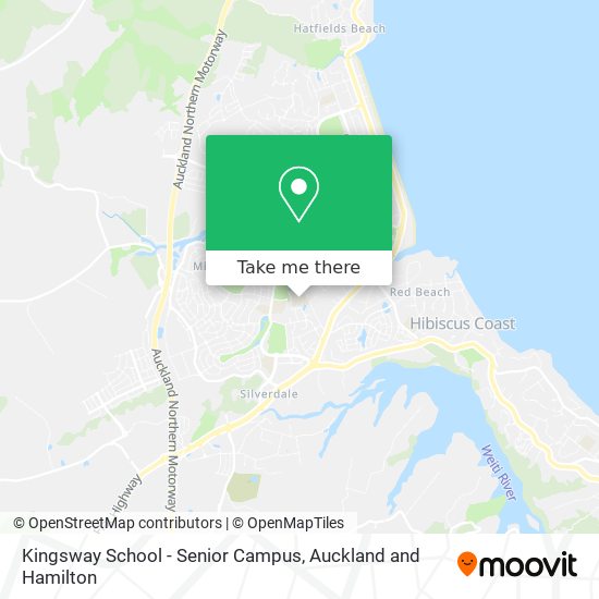 Kingsway School - Senior Campus map