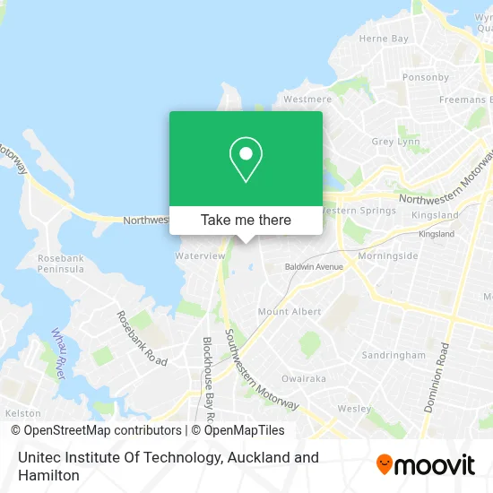 Unitec Institute Of Technology map