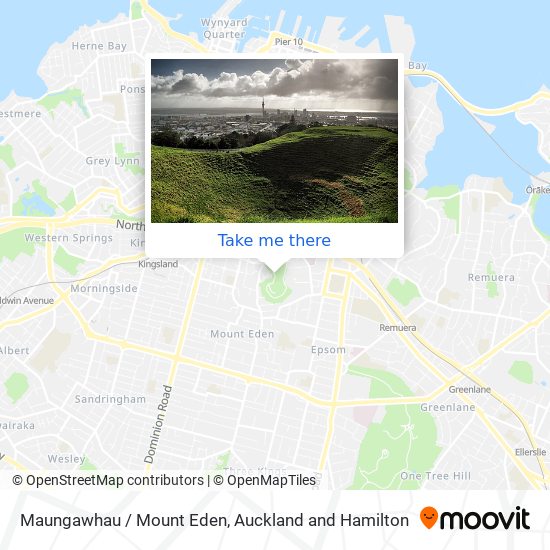 Maungawhau / Mount Eden map