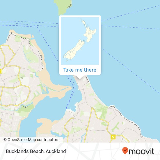 Bucklands Beach map