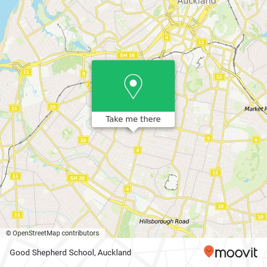 Good Shepherd School map