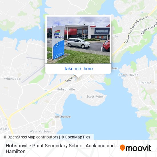 Hobsonville Point Secondary School map