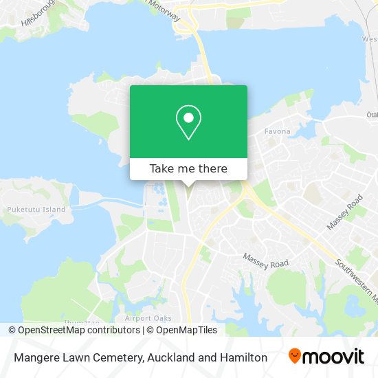 Mangere Lawn Cemetery map