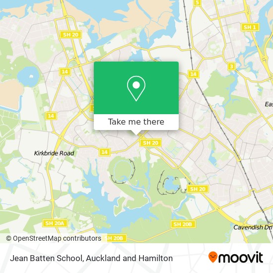 Jean Batten School地图