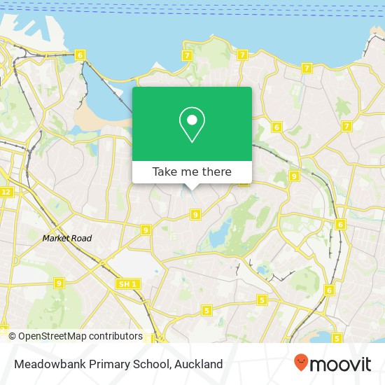 Meadowbank Primary School map