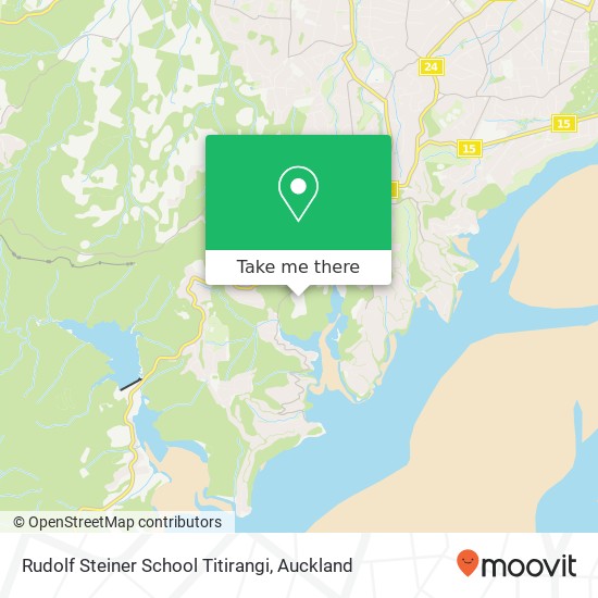 Rudolf Steiner School Titirangi map