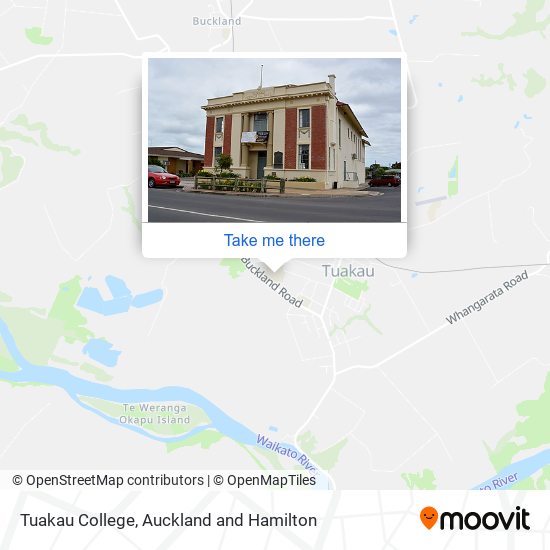 Tuakau College map