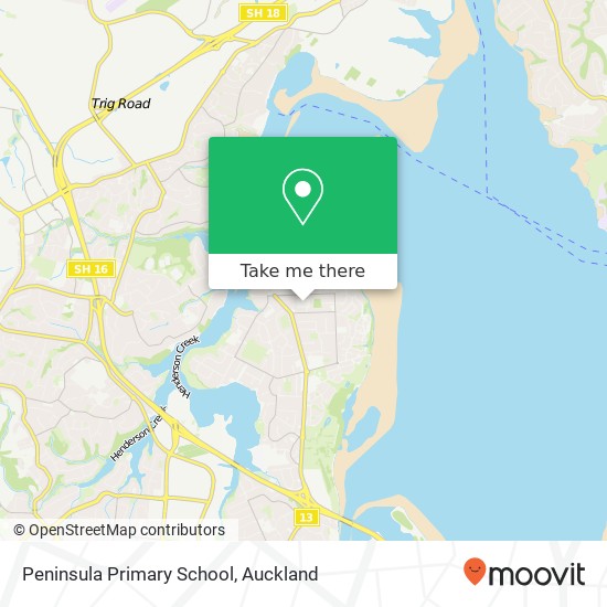 Peninsula Primary School map