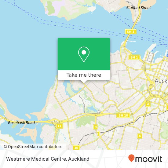 Westmere Medical Centre map