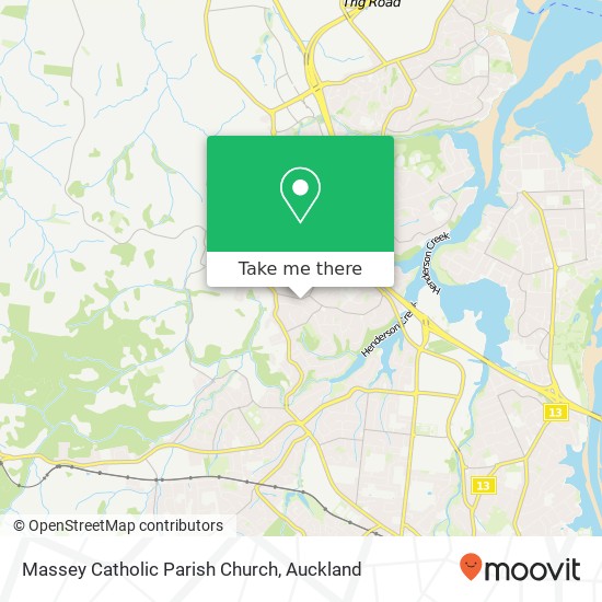 Massey Catholic Parish Church map