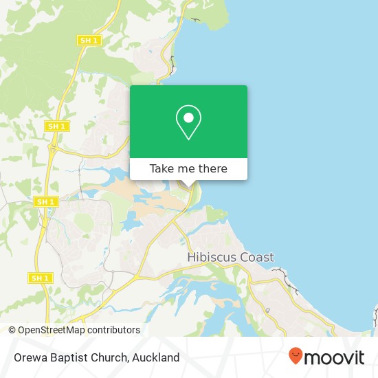 Orewa Baptist Church地图