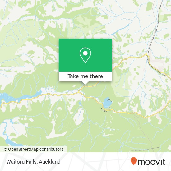 Waitoru Falls map