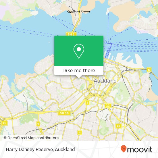 Harry Dansey Reserve map
