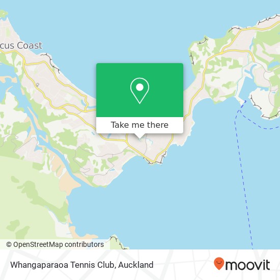 Whangaparaoa Tennis Club map