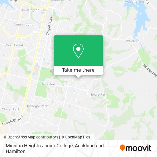 Mission Heights Junior College map