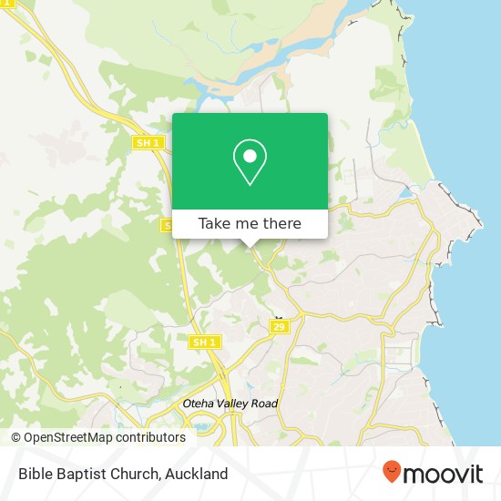 Bible Baptist Church map